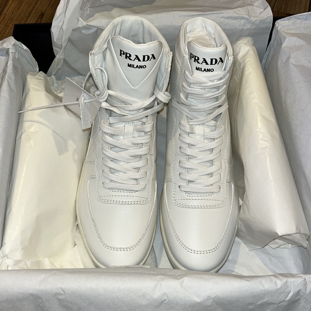 Prada high top sneakers